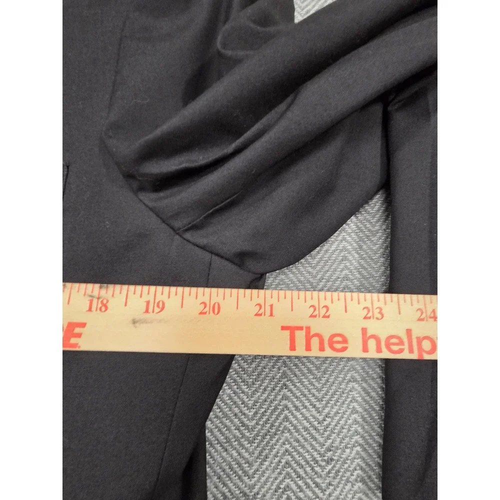Alfani Mens‎ Slim Fit Blazer Black Solid Notch Lapel Sport Coat Medium M